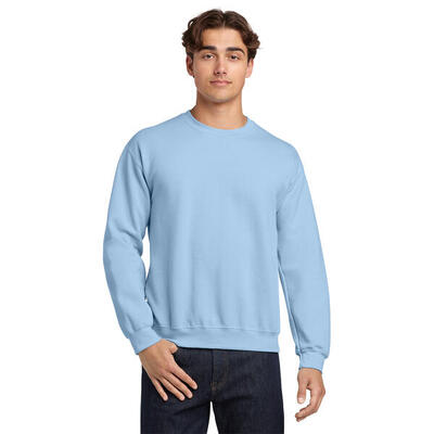 Unisex adult sweatshirt met zware mouwenhals (paars)