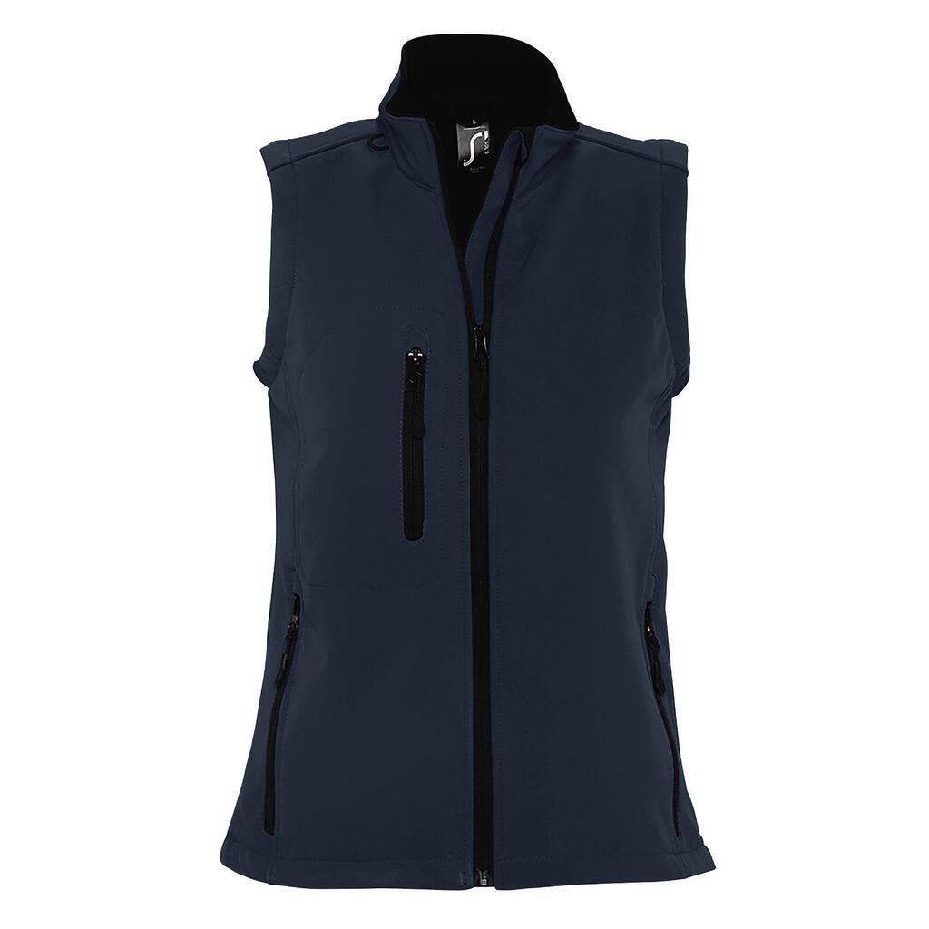 Womens/Ladies Rallye Soft Shell Bodywarmer Jacket (French Navy)