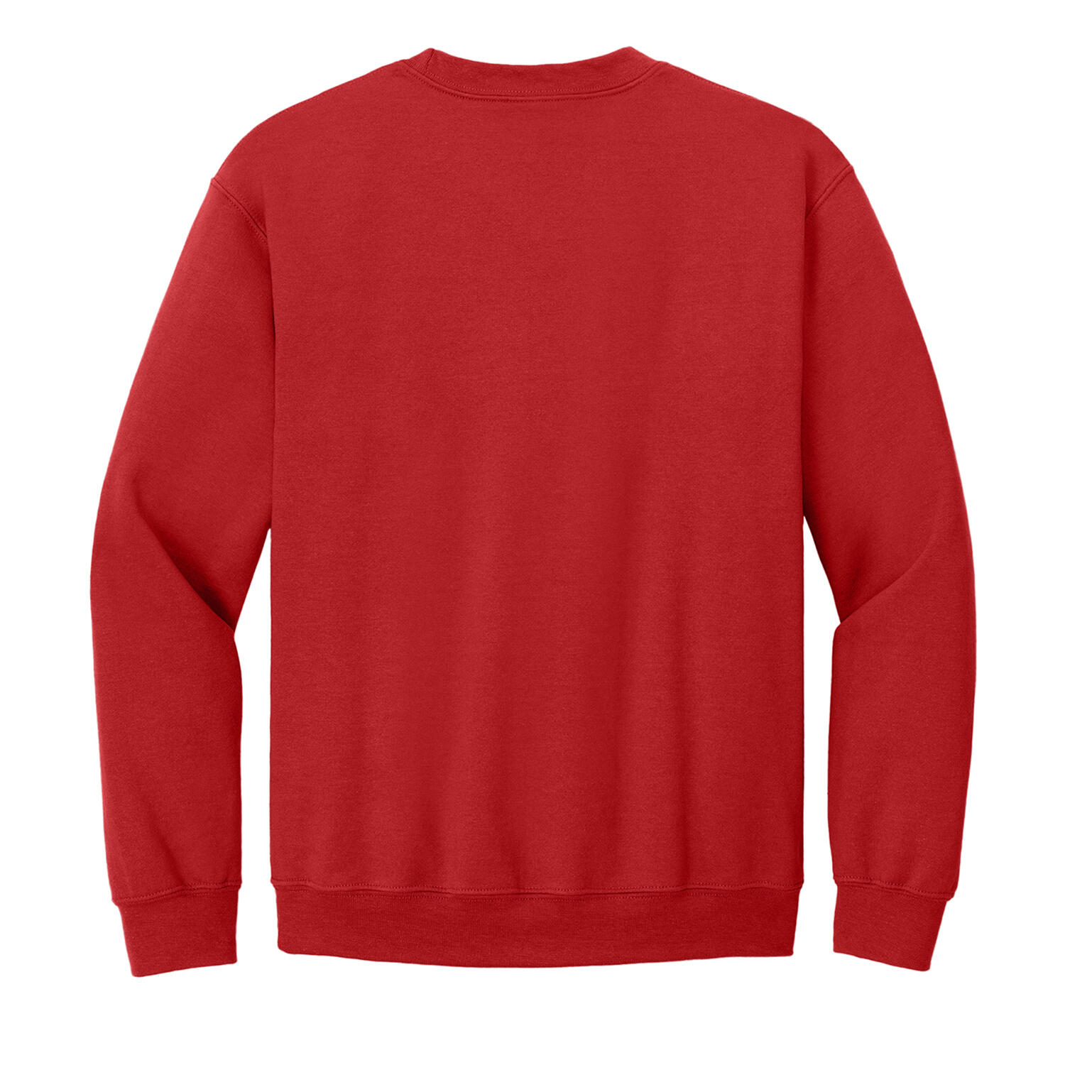 Felpa Girocollo Adulto Unisex Gildan Rosso 2/3