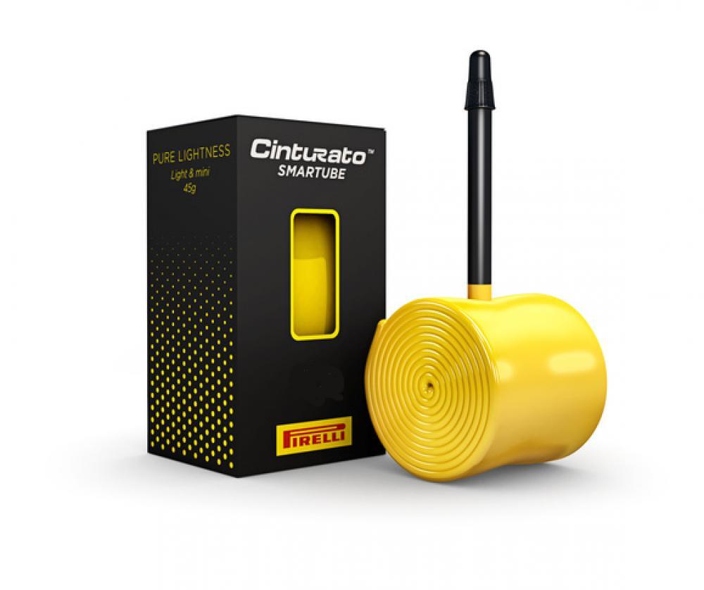 PIRELLI Pirelli Smartube Unisex Tubo per Biciclette Giallo con Valvola Nera, 40/50-584