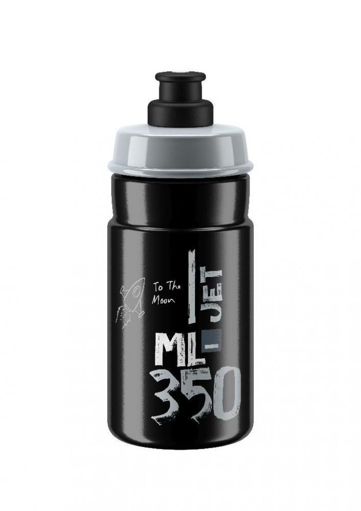 Elite Jet 350 ml waterfles Zwart/Grijs 2/2