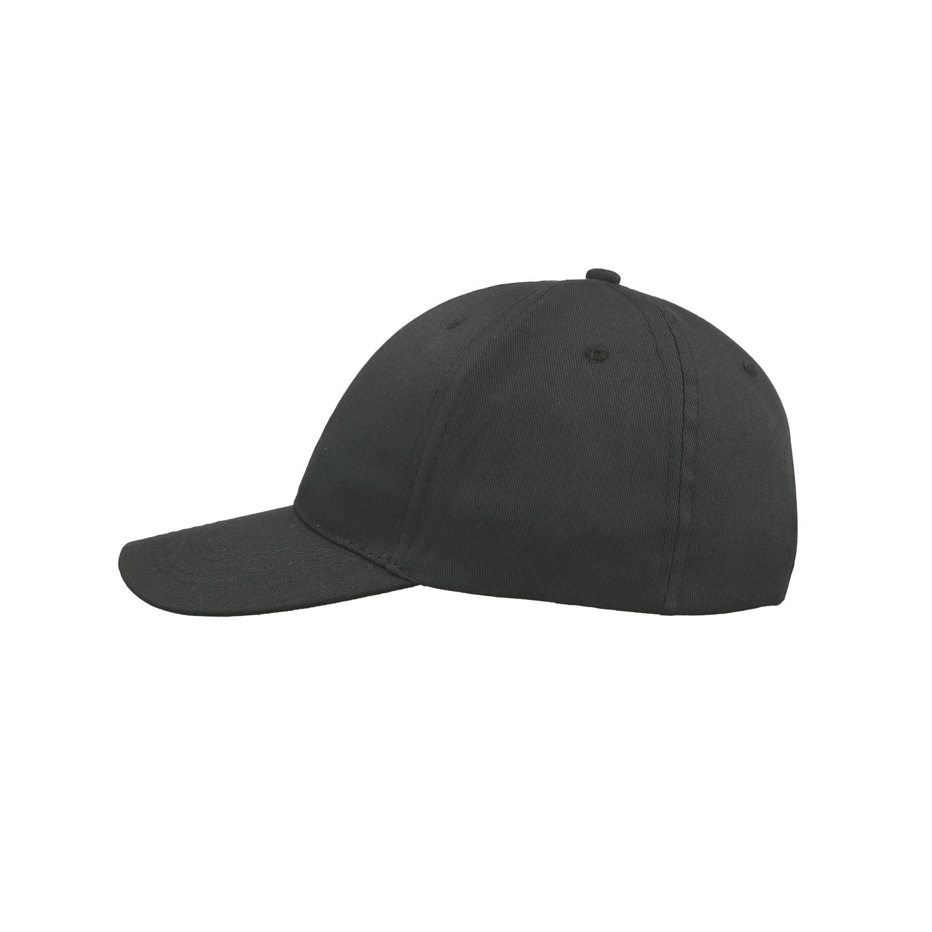 Cappellino A 6 Pannelli Con Visiera Adulti/Unisex Atlantis Start Blu Navy 3/4