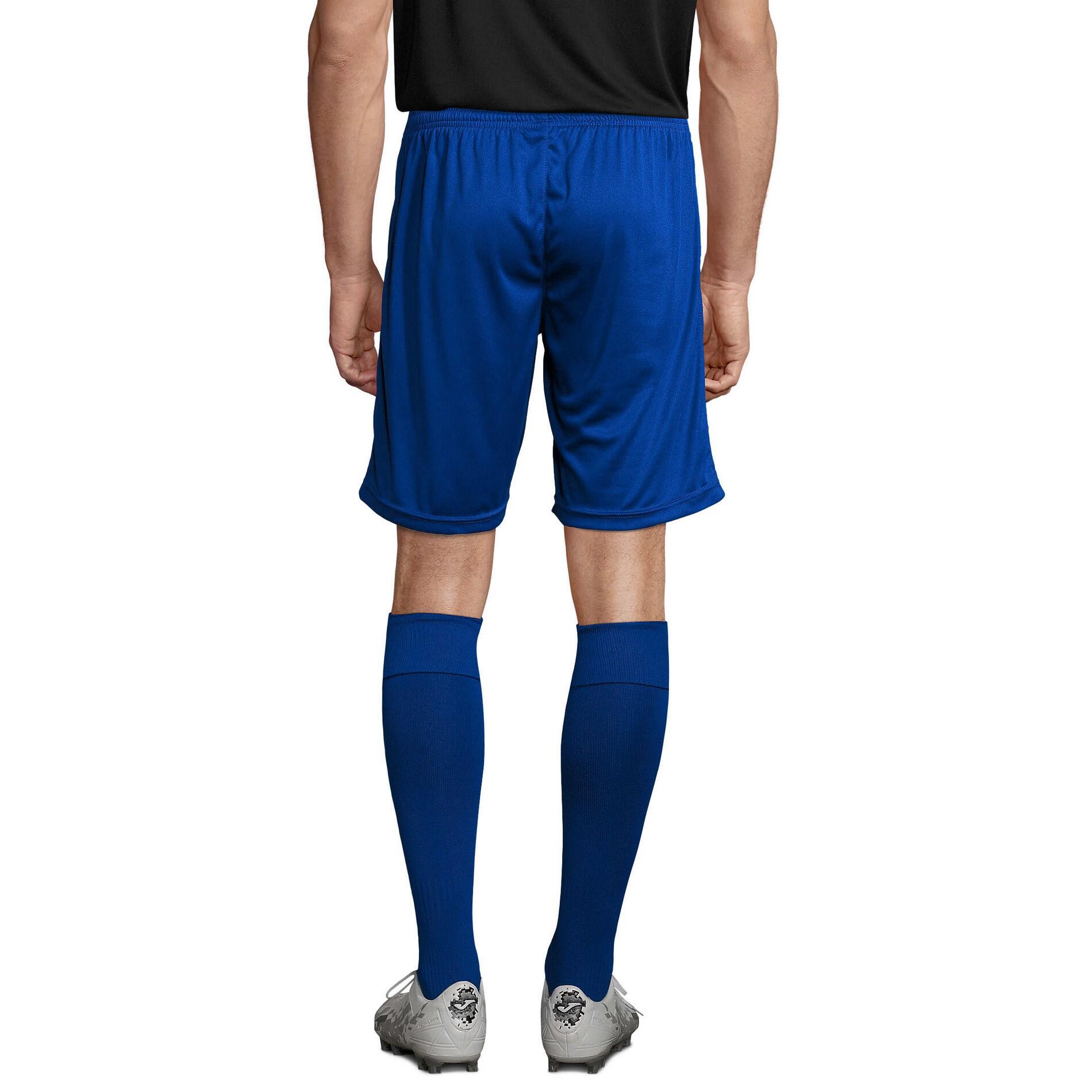 Pantaloncini Adulto Unisex SOLS Basic San Siro 2 Blu Reale 2/4