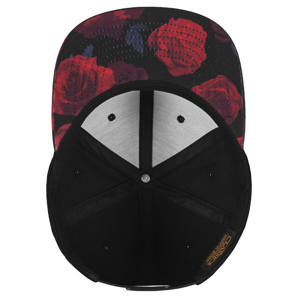 Snapback Mütze Damen und Herren Schwarz/Rot 4/4