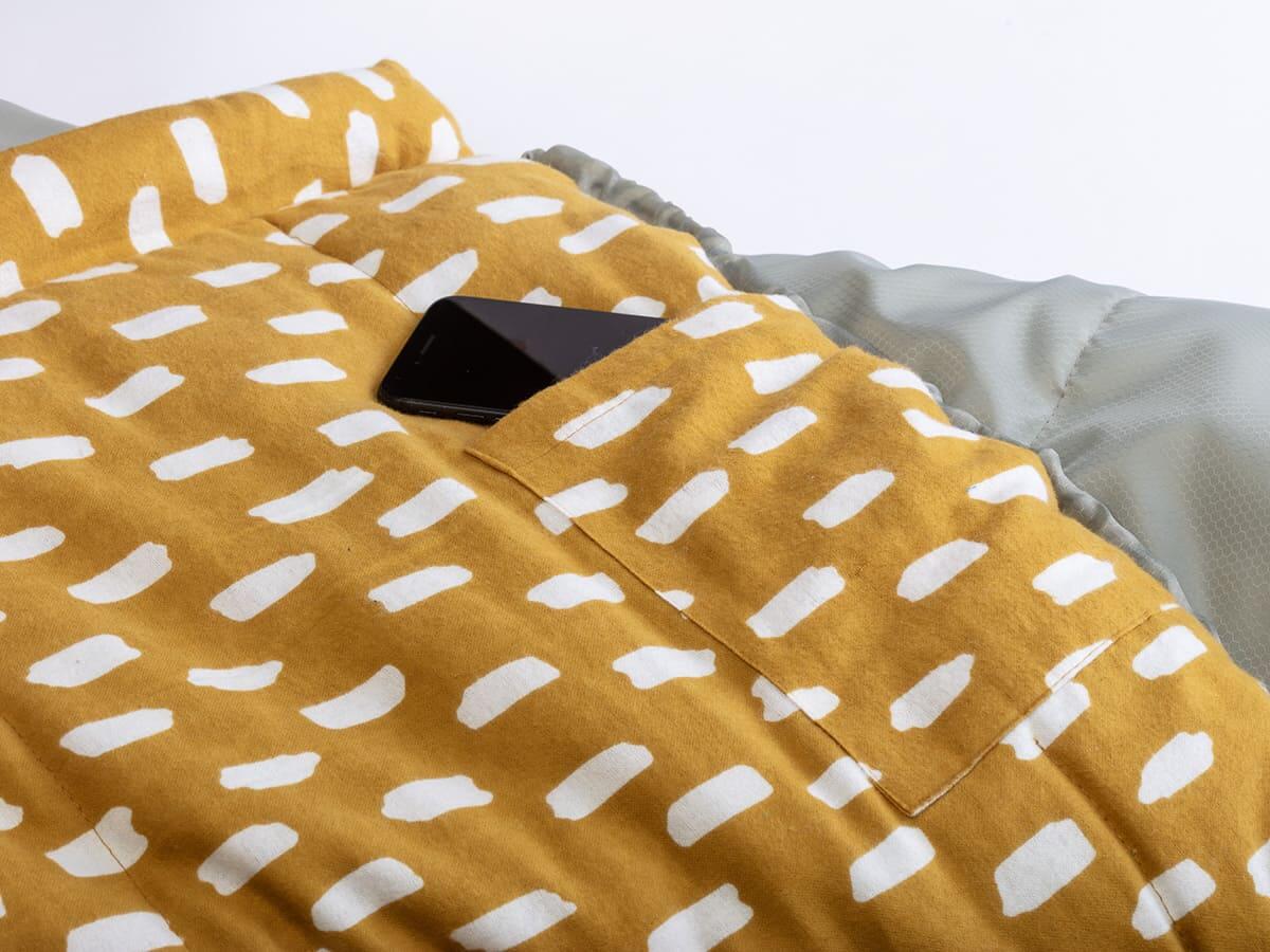 Seconde vie - Sac de couchage adulte Dundee - 3 saisons, jumelable - zip gauche 4/8