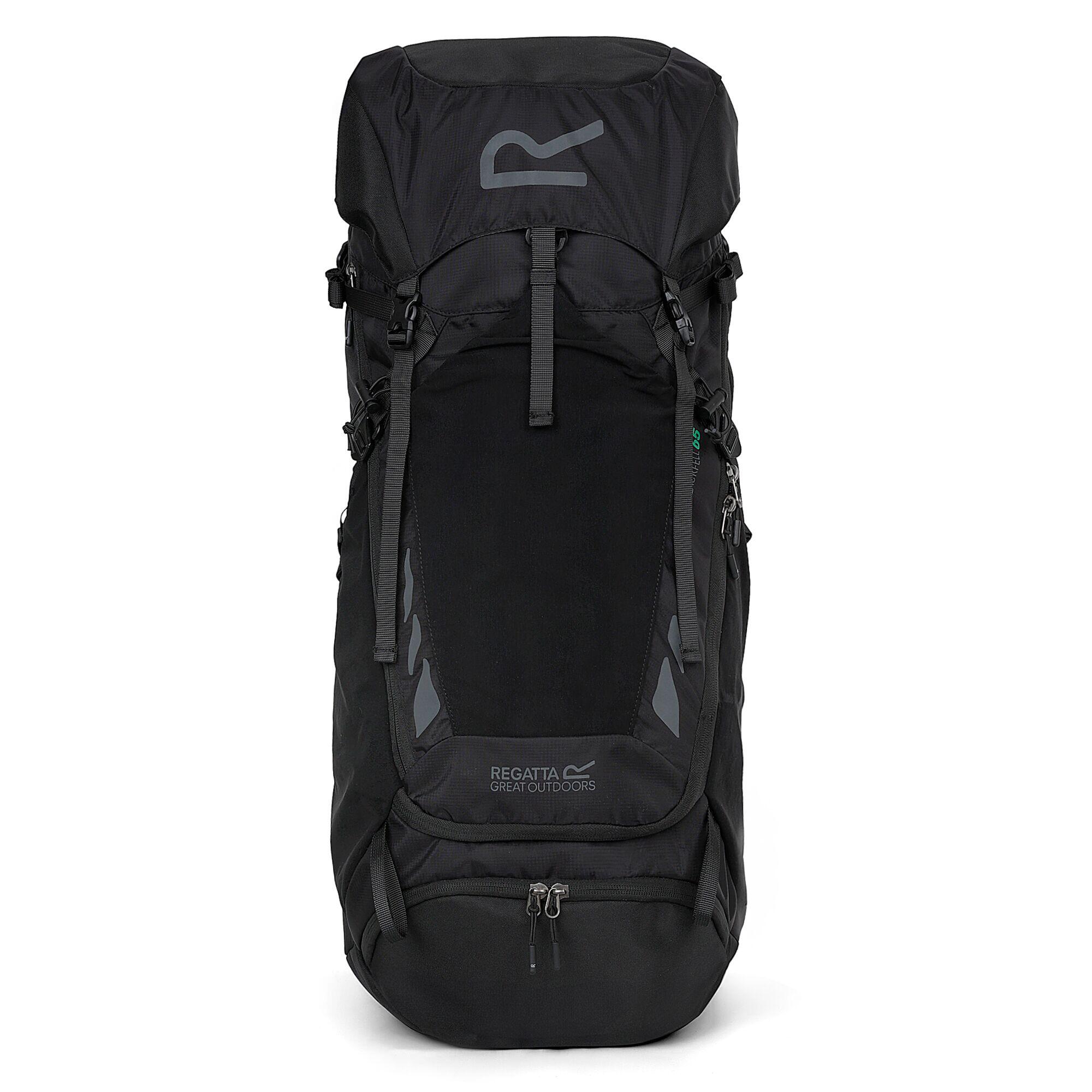 King'sGuard Zaino Trekking 60 Litri - Leggero Impermeabile Con Copertura Antipioggia - Blu Lago