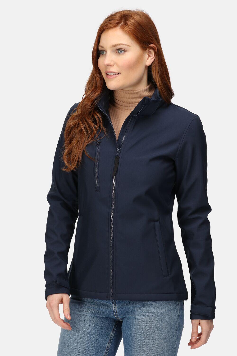 REGATTA Womens Venturer 3-layer Printable Hooded Softshell Jacket