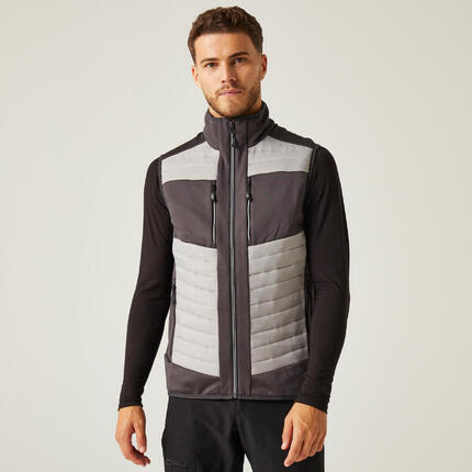 Erwachsene Jacke - E-Volve Thermal Hybrid Bodywarmer, grau und schwarz