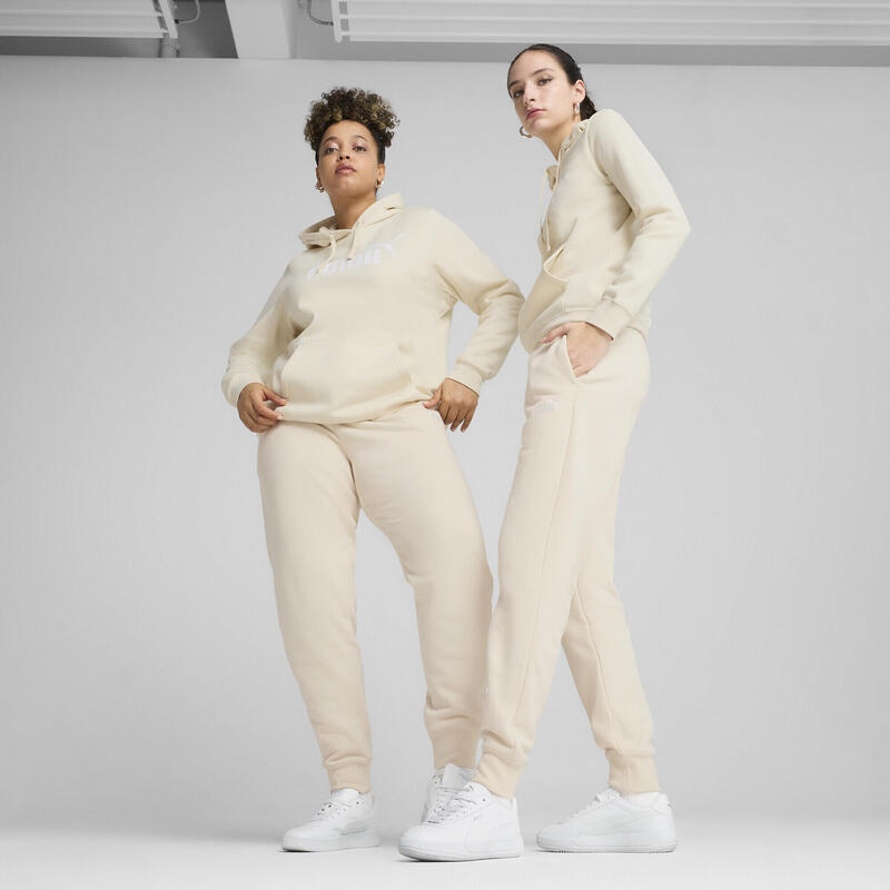 Damskie spodnie dresowe z małym logo No.1 ESS PUMA Alpine Snow White