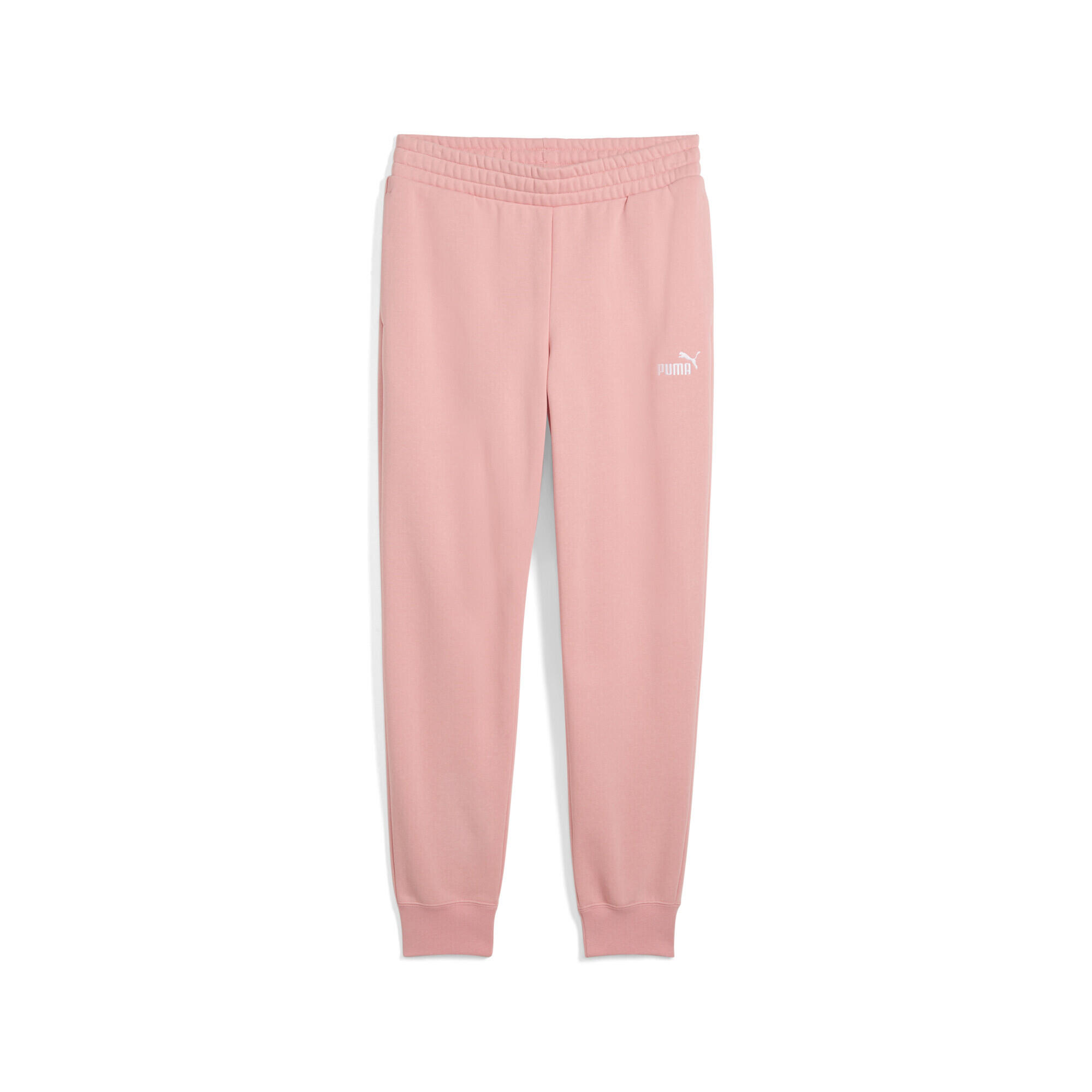 Damskie spodnie dresowe z małym logo No.1 ESS PUMA Pink Fruit