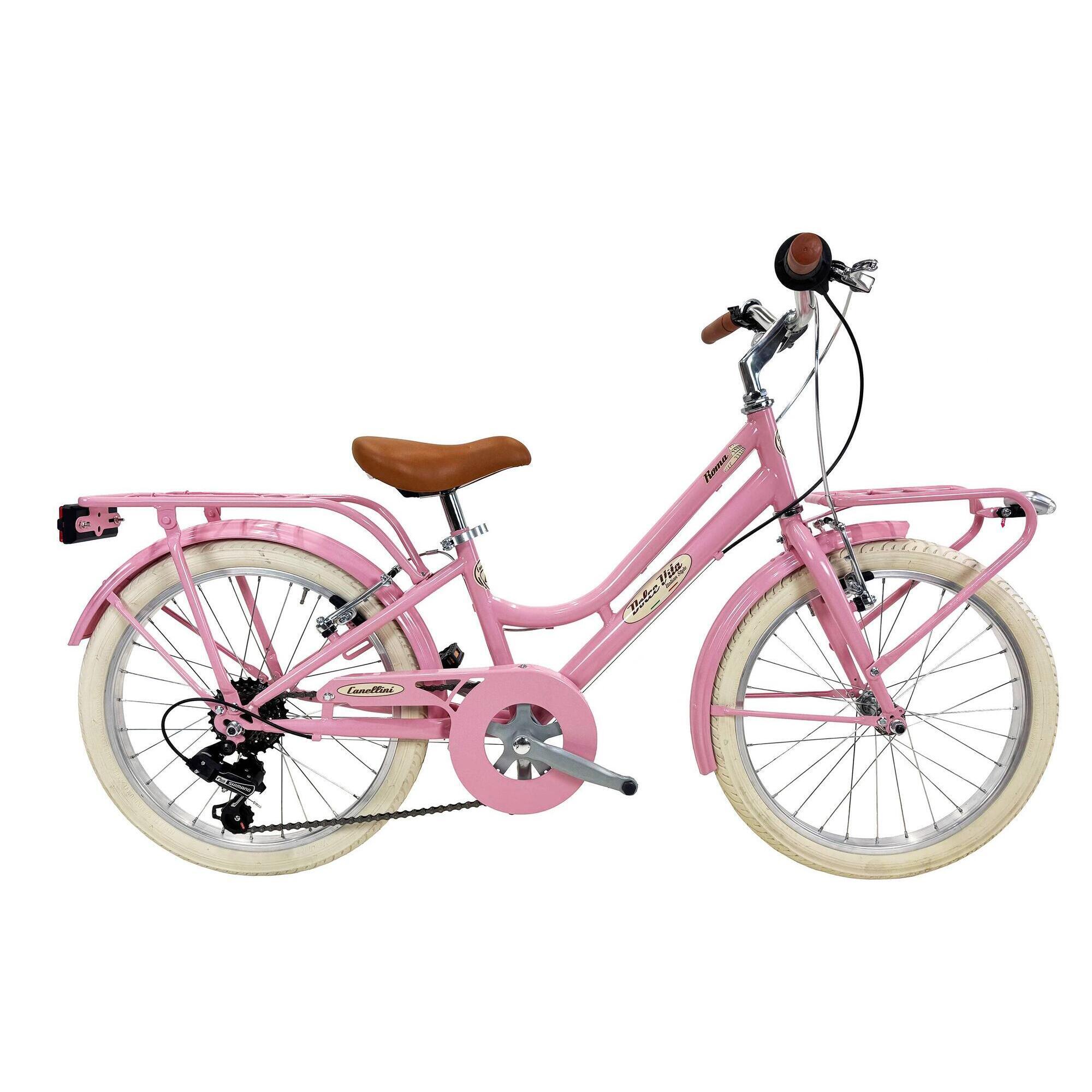 Bicicleta de Menina Dolce Vita by Canellini ROMA 20” 6V - Rosa