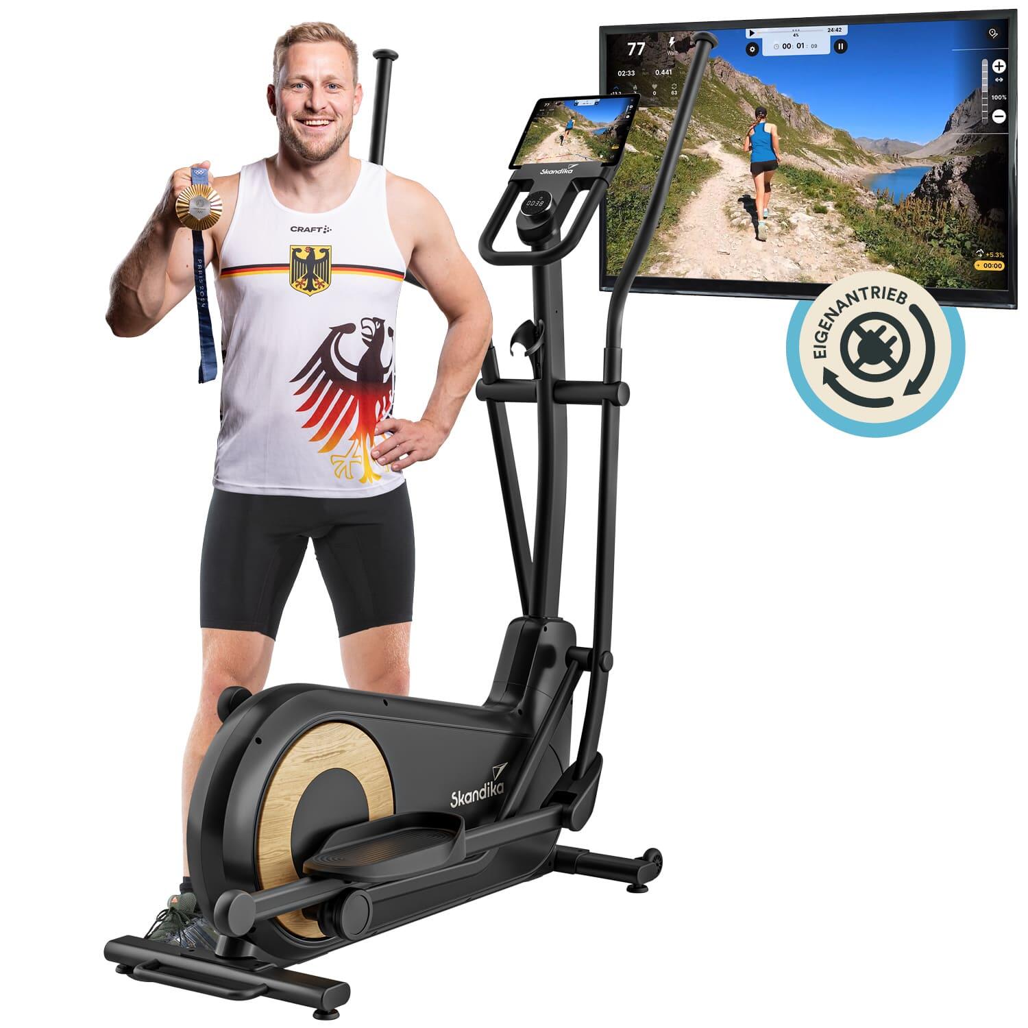 Rower eliptyczny, trenażer magentyczny Carbon P24-RG, z własnym napędem