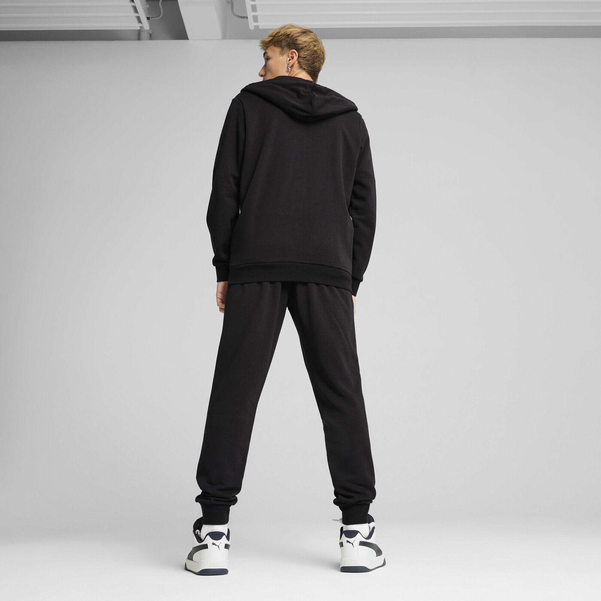 Tuta con cappuccio da uomo PUMA Black 5/7