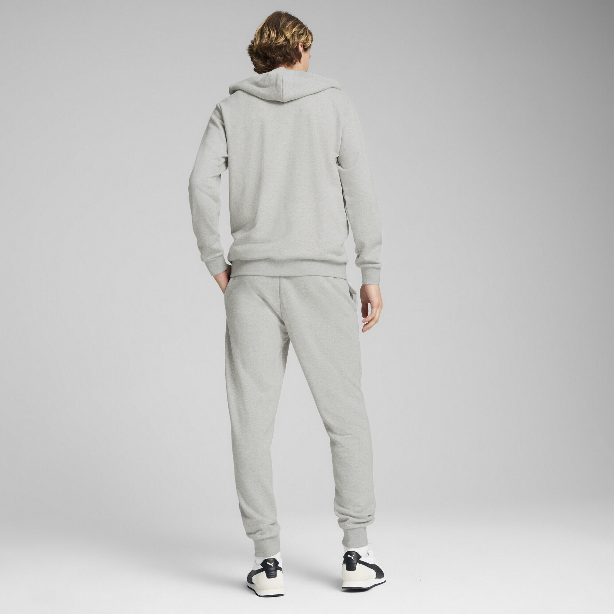 Jogginganzug mit Kapuze Herren PUMA Light Gray Heather 4/7