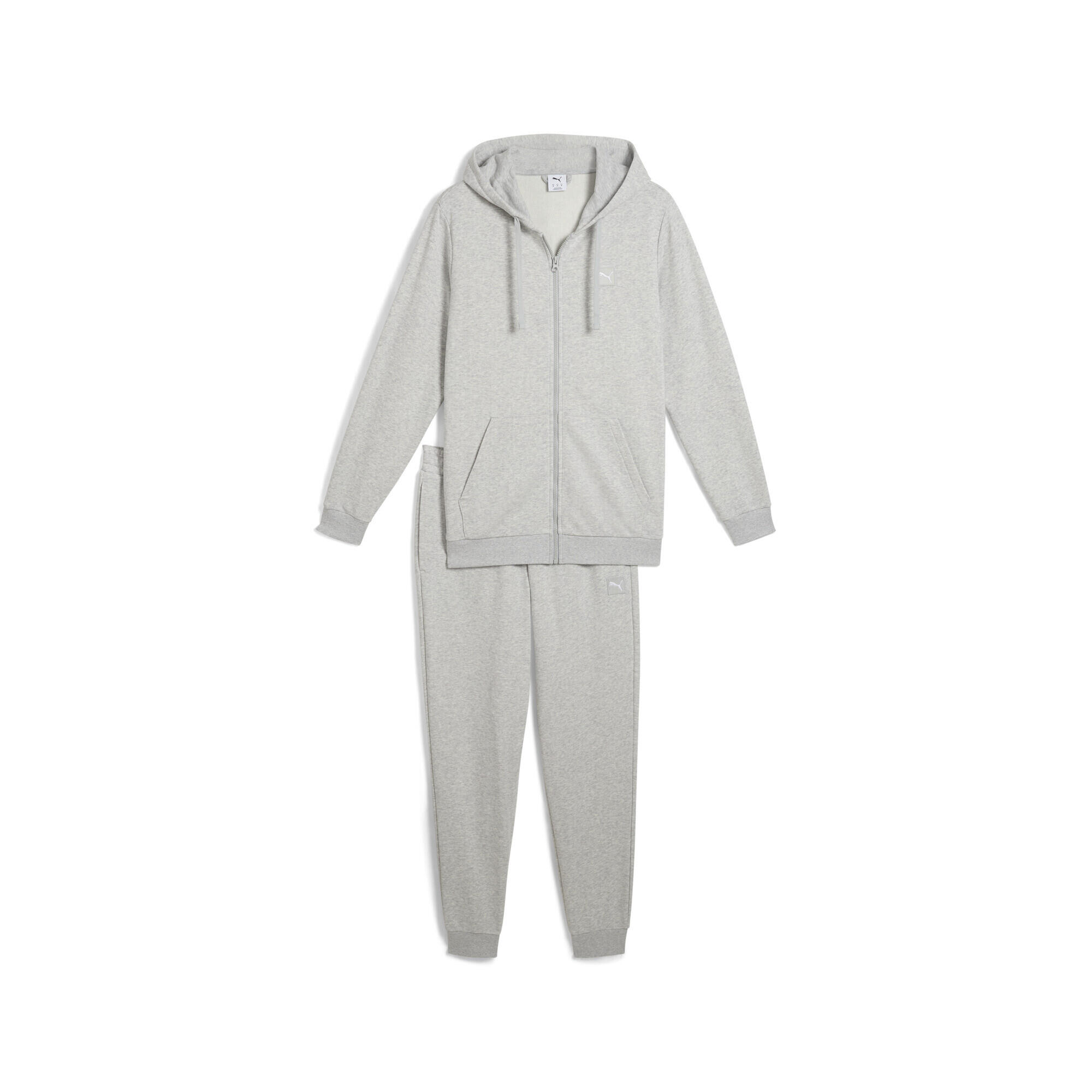PUMA Fato-de-treino homem Kapuze PUMA Light Gray Heather