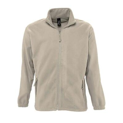 Heren north full zip outdoor fleece jacket (touw)