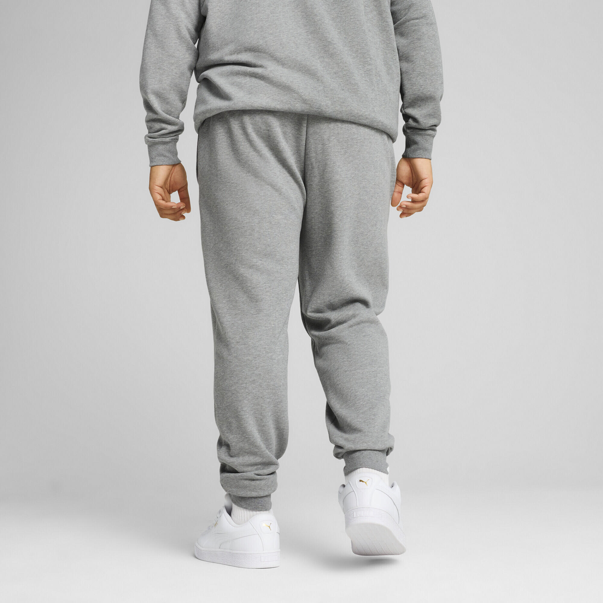 Essentials No. 1 Logo Slim Jogginghose Herren PUMA Medium Gray Heather 5/7