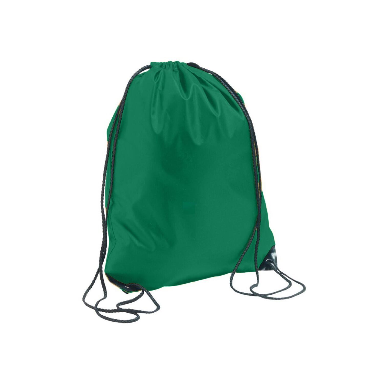 Saco com cordão simples urbano Kelly Green