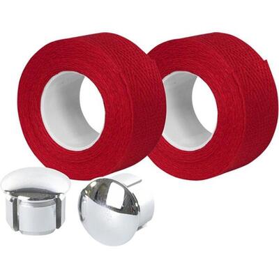 Nastro manubrio in cotone con terminale manubrio Velox Tressorex 85