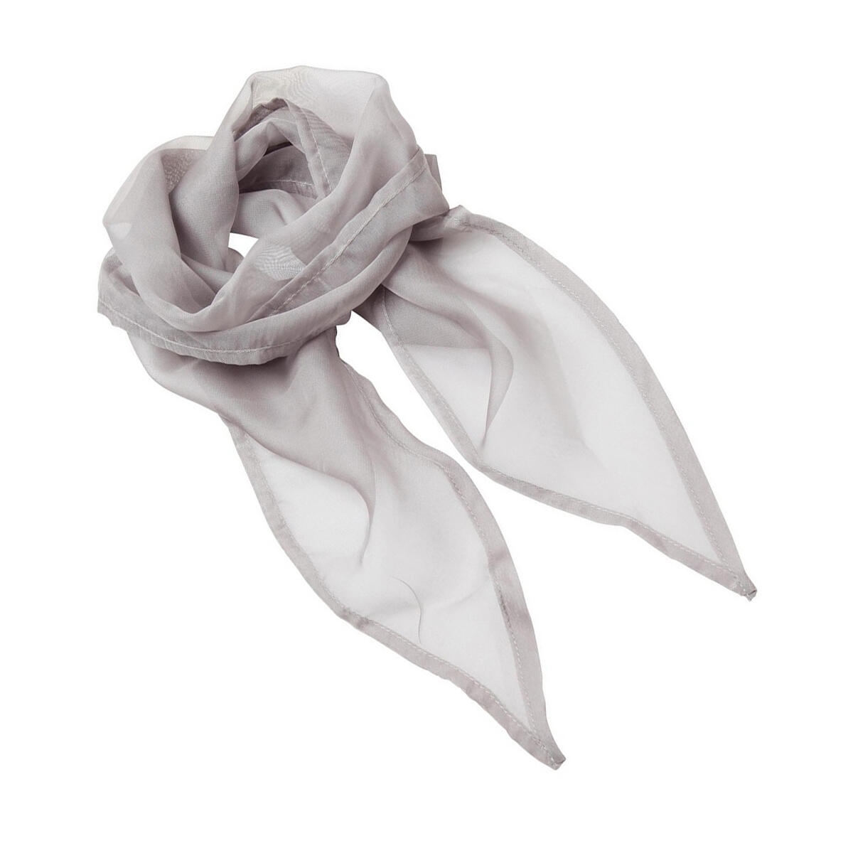 Dames Chiffon Sjaal (Zilver) 2/3