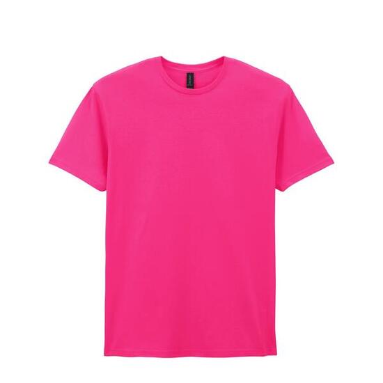 Tshirt Motif/style Uni SOFTSTYLE Adulte (Rose)