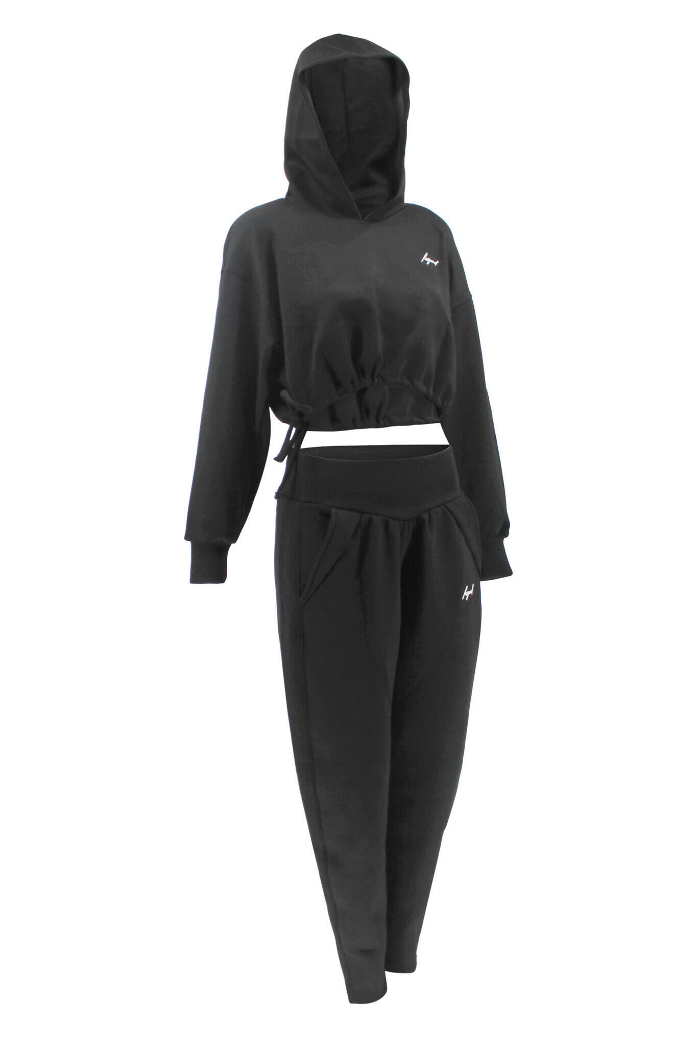 GracefulGlide Fashion Dames Tracksuit Zwart 3/5