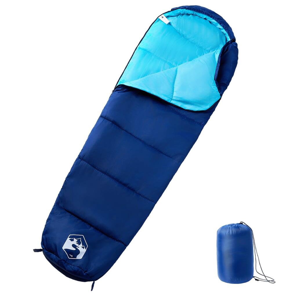 Sac de dormit vidaxl mumie albastru, ușor și durabil