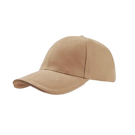 Casquette Sandwich En Coton Épais Mixte (Marron Clair / Marron Clair)
