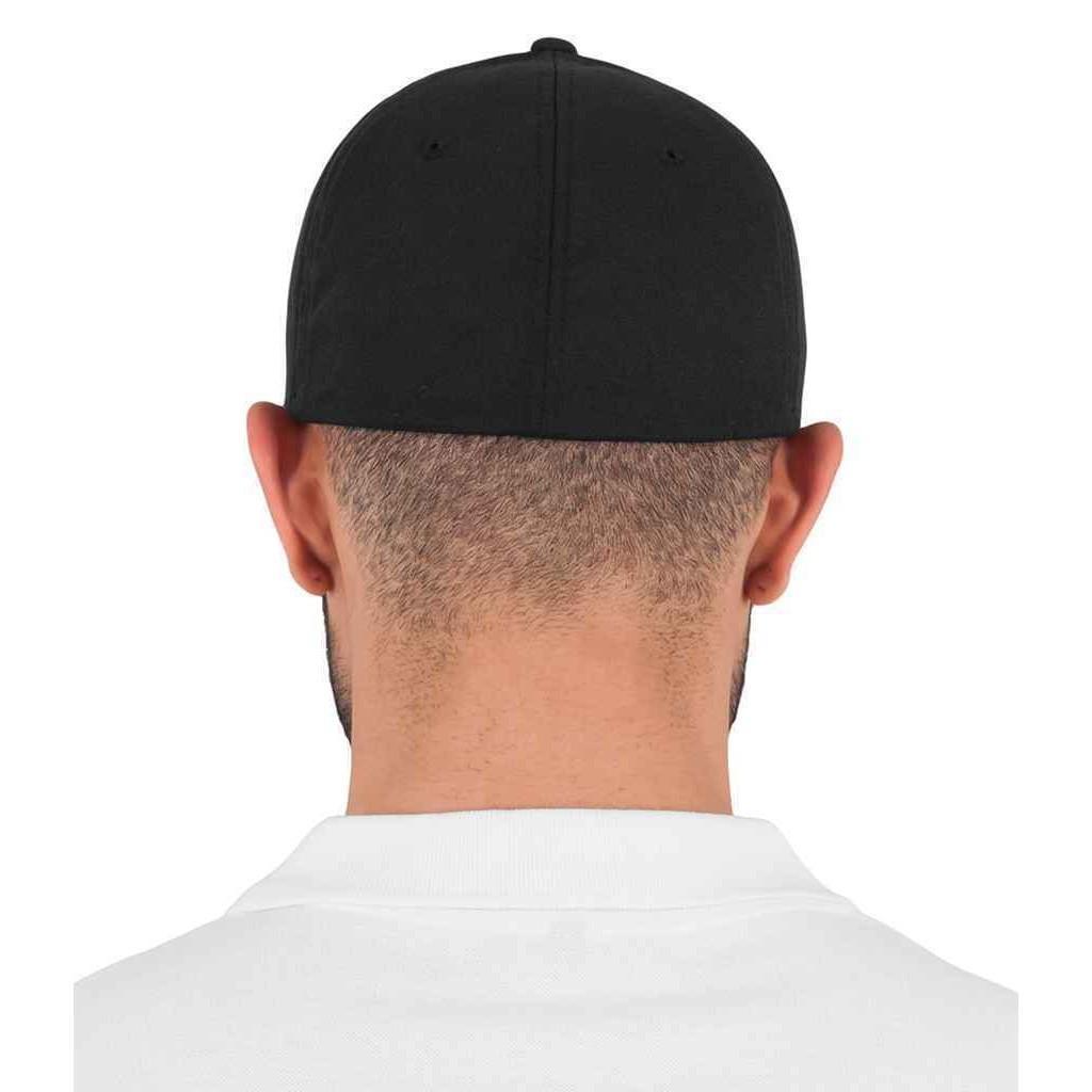 Unisex Baseballkappe mit 5 Paneelen Damen und Herren Schwarz 2/3