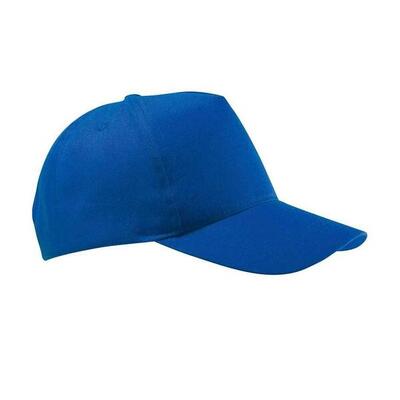 Buzz 5 paneel baseball cap (koningsblauw)