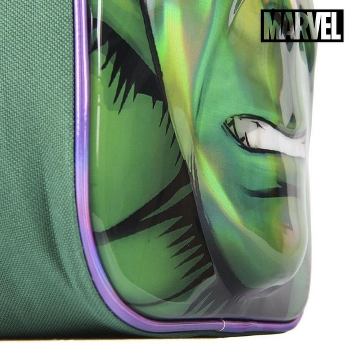 Mochila Infantil 3D The Avengers Marvel Verde 2/3