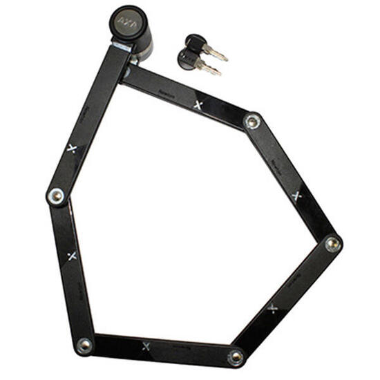 Faltbares Fahrradschloss Typ Messer mit Halterung - Sicherheitsstufe 9/15 Axa-Ba