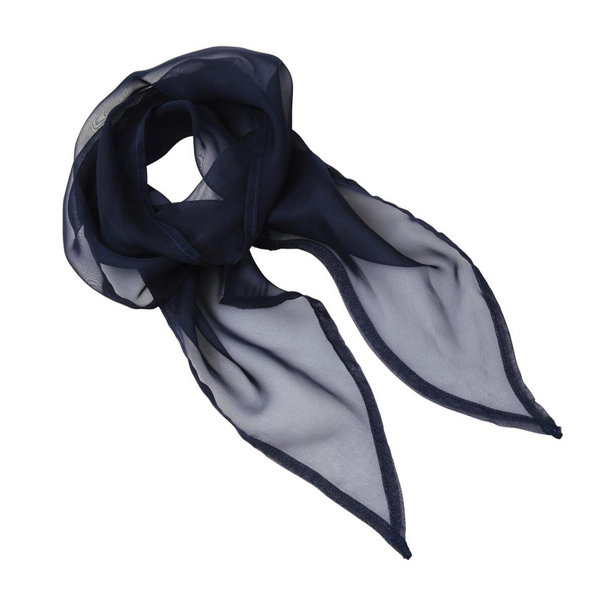 Cachecol Chiffon Mulher (Azul Marinho) 2/3
