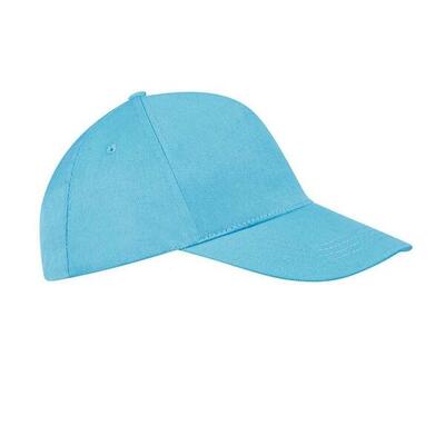 Buzz 5 paneel baseball cap (atol blauw)