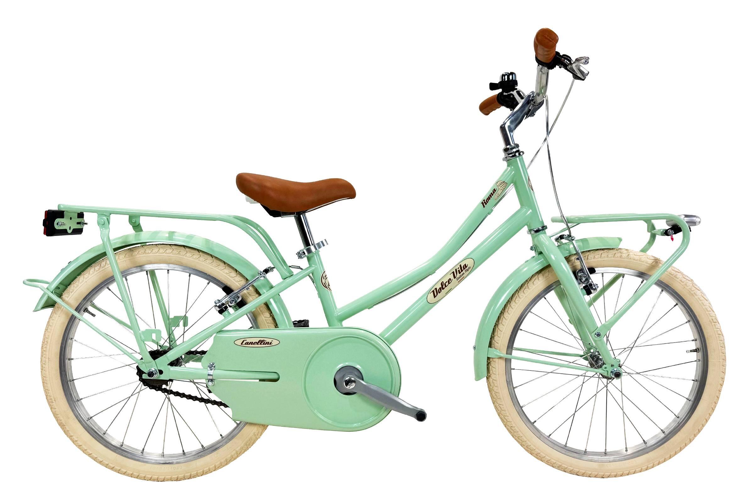 CANELLINI Mädchenfahrrad Dolce Vita by Canellini ROMA 20" 1V - Hellgrün