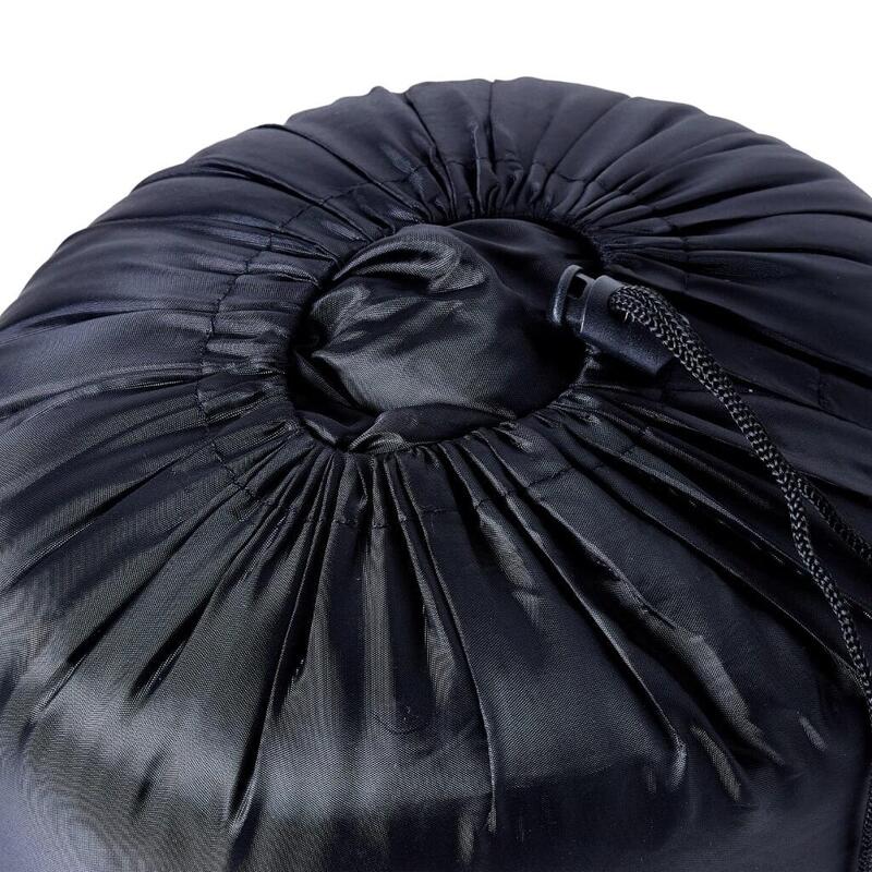 Sac de dormit vidaxl mumie negru 10-20°C