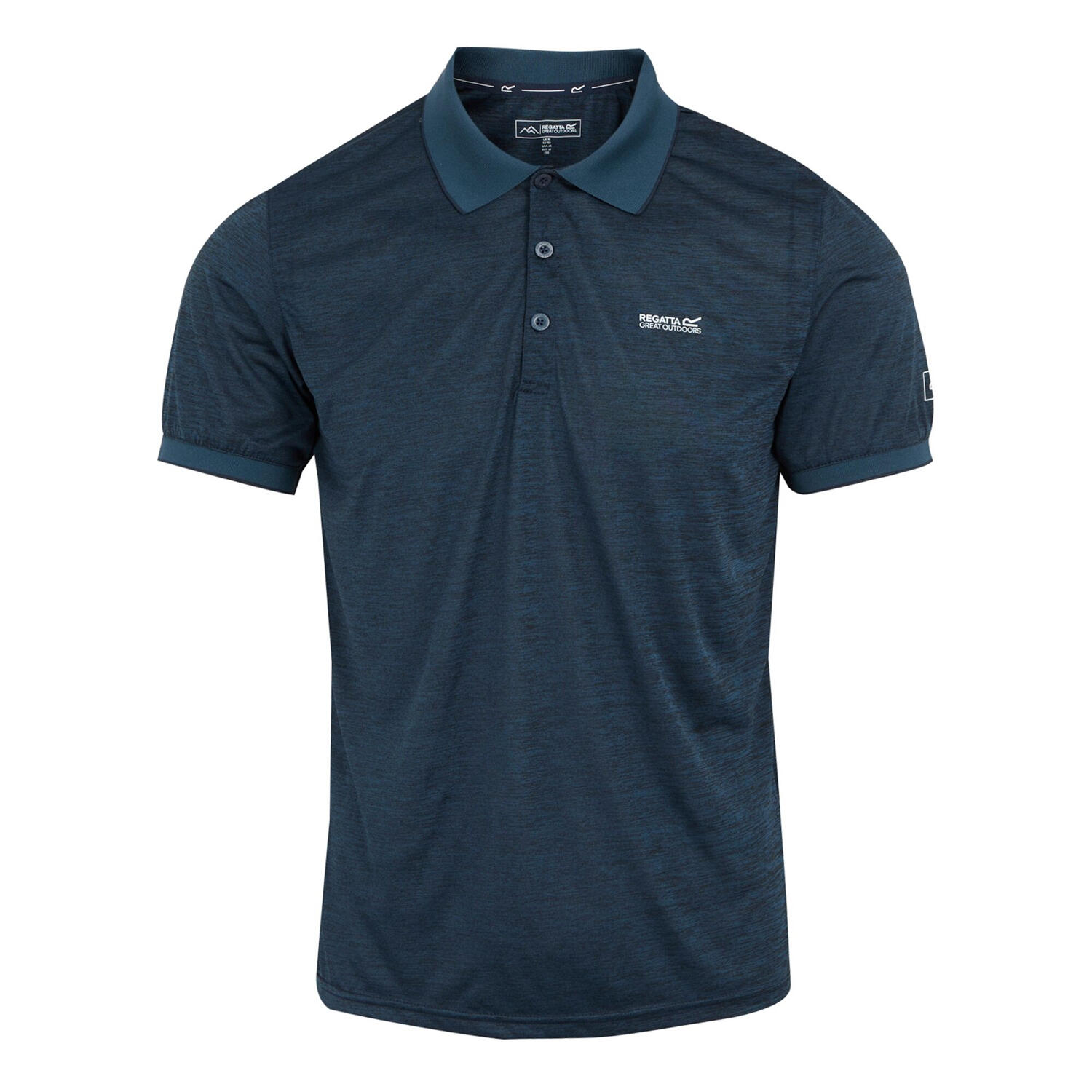 REGATTA Mens Remex II Polo Shirt (Moonlight Denim/Navy)