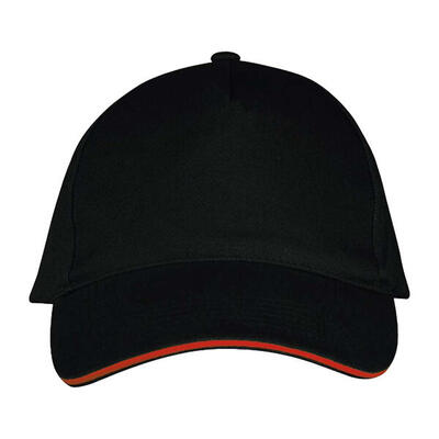 Long beach 5 paneel baseball cap (denim)