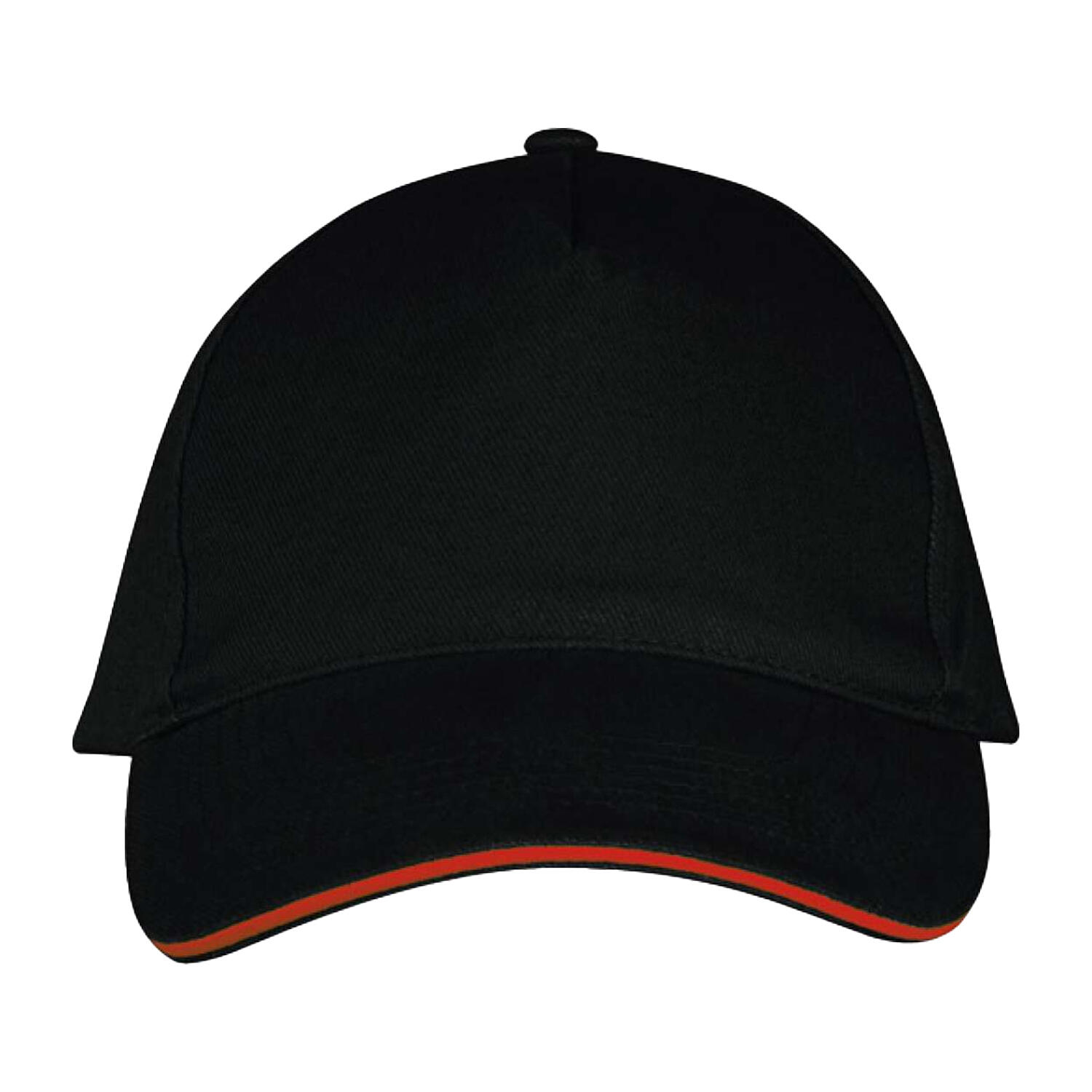 Sol's - Casquette De Baseball Long Beach (noir / Rouge) - Chapeau - Noir|rouge - Taille Unique - Decathlon