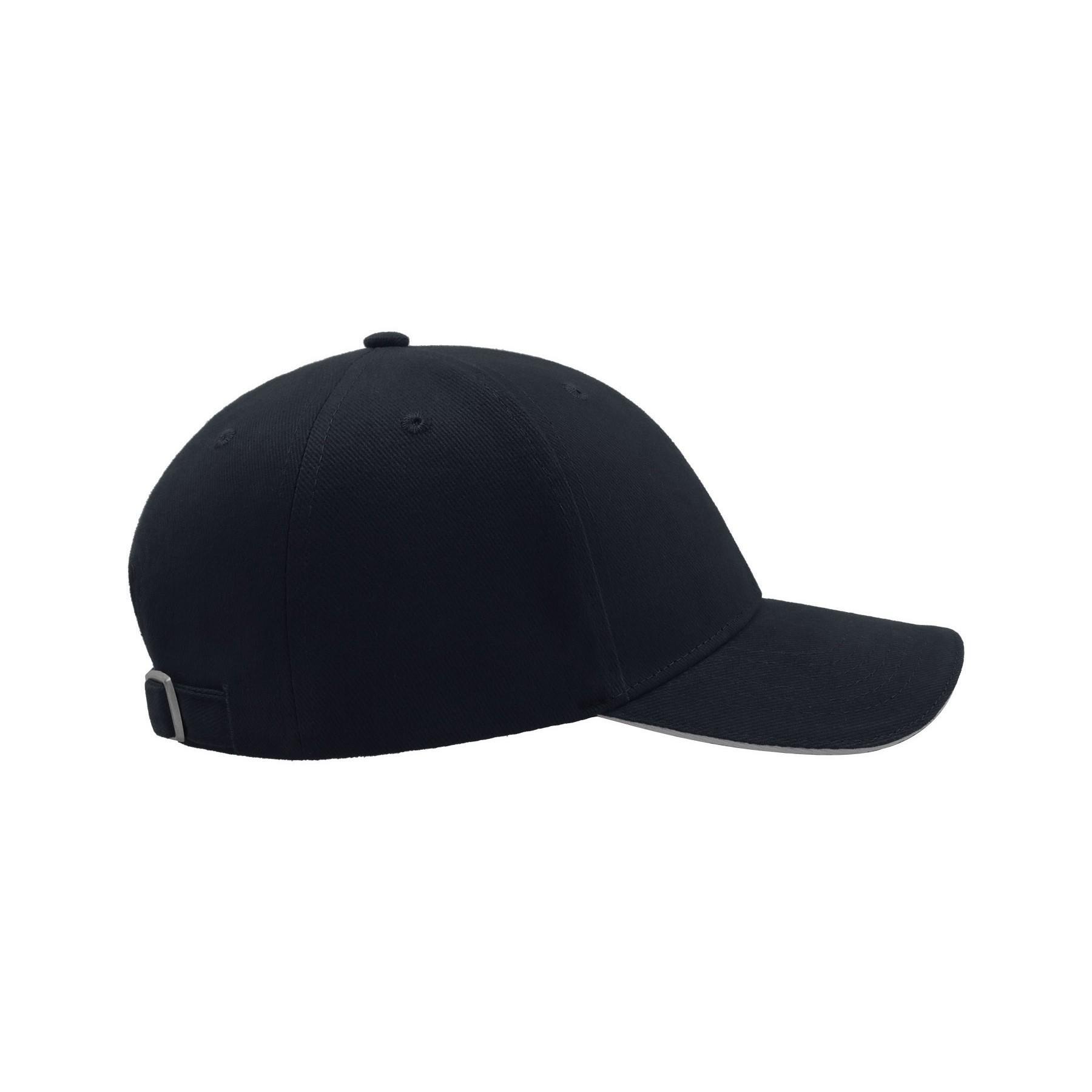 Casquette Sandwich En Coton Épais Mixte (Bleu Marine / Ecru) 4/4