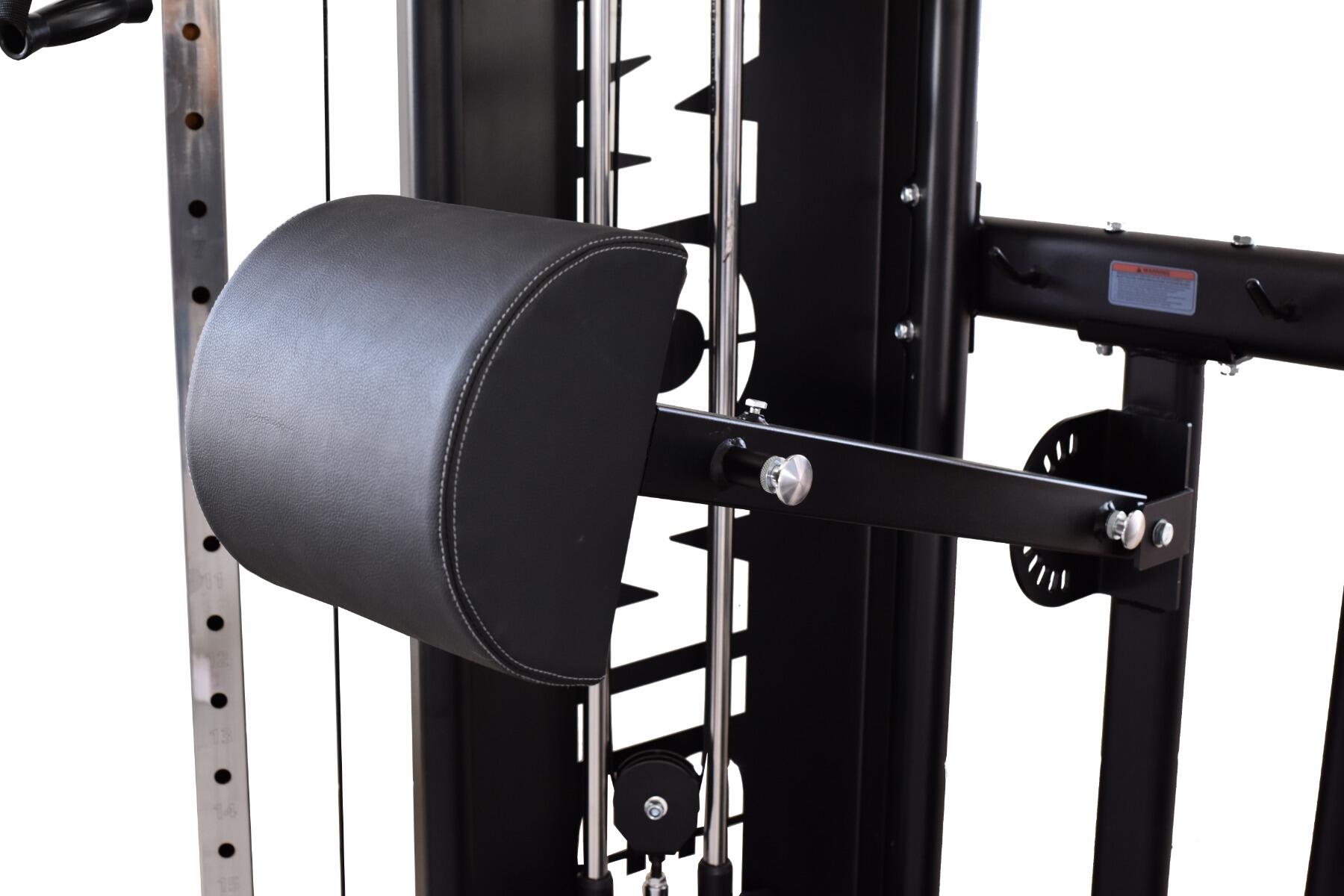 Doble Polea BS83 Profesional 200kg + Soporte Lumbar Ajustable 2/6