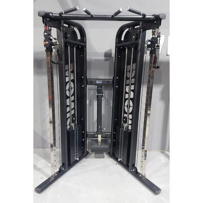 Doble Polea BS83 Profesional 200kg + Soporte Lumbar Ajustable 3/6