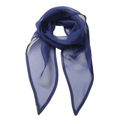 Dames chiffon sjaal (turquoise)