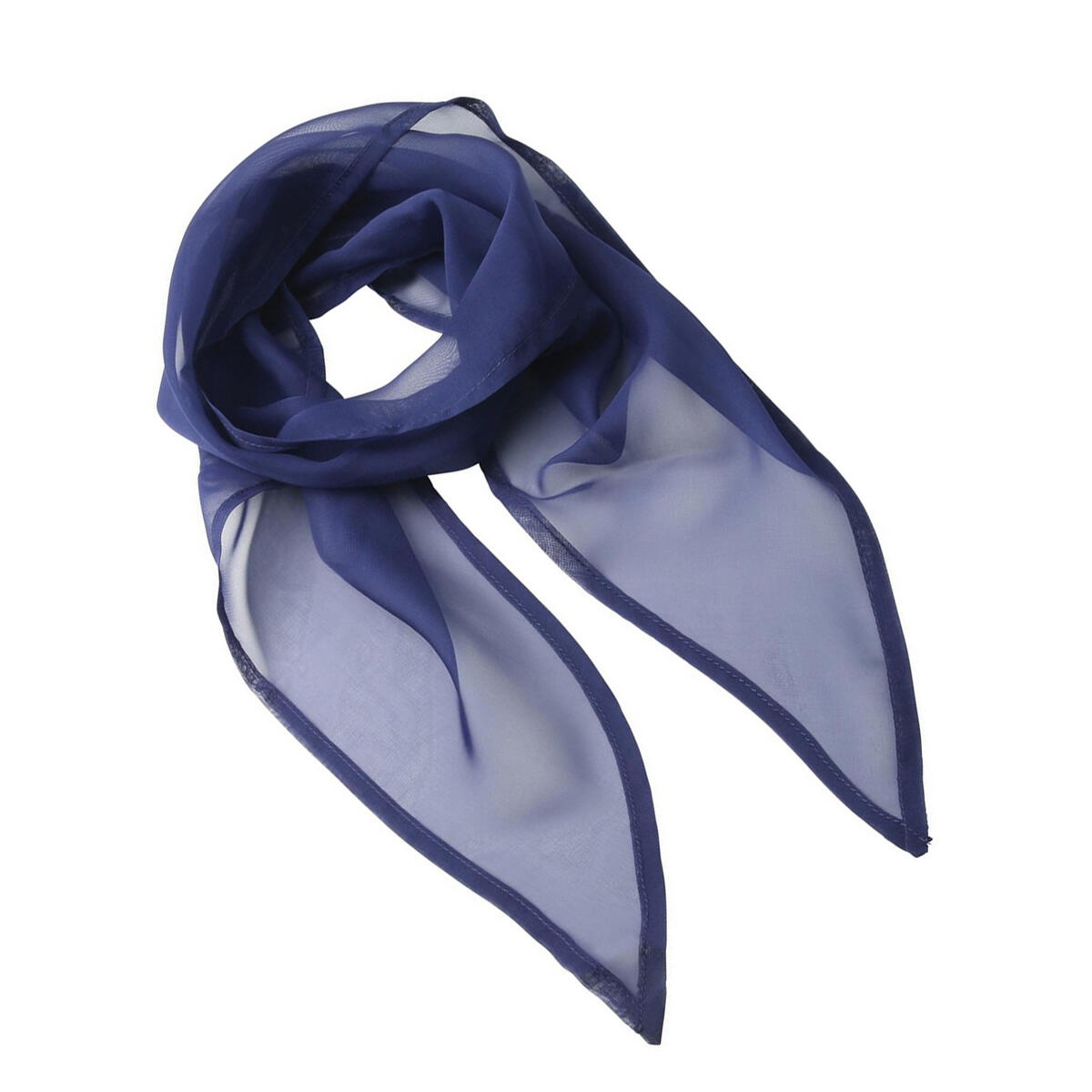 Cachecol Chiffon Mulher (Azul Marinho) 2/3