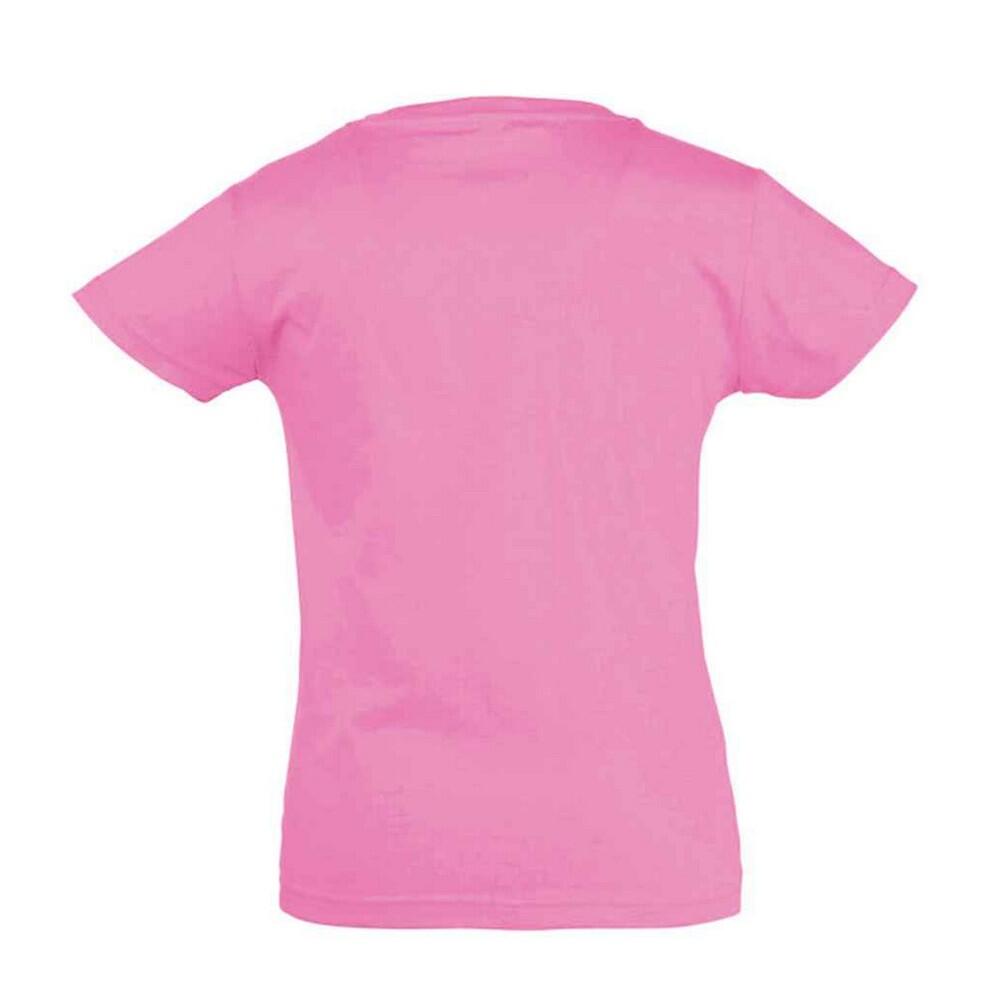 Camiseta Girlie Cherry para Niños/Niñas Orquídea Rosa 2/3