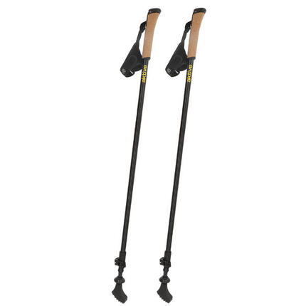 Aktive Set de bâtons de randonnée extensibles 85-135 cm 2 sec avec poignée
