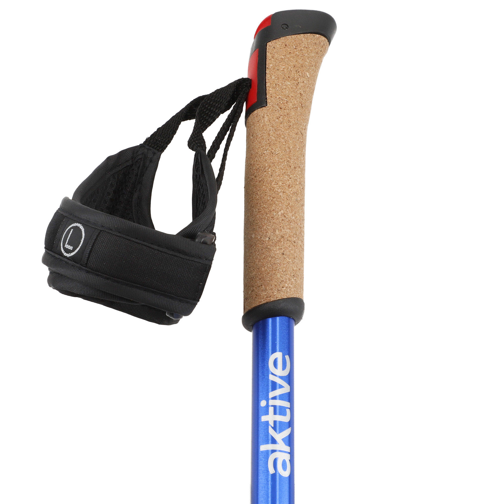 Aktive Set bastões de trekking extensíveis 85-135 cm 2 seg c/punho de borracha 7/7