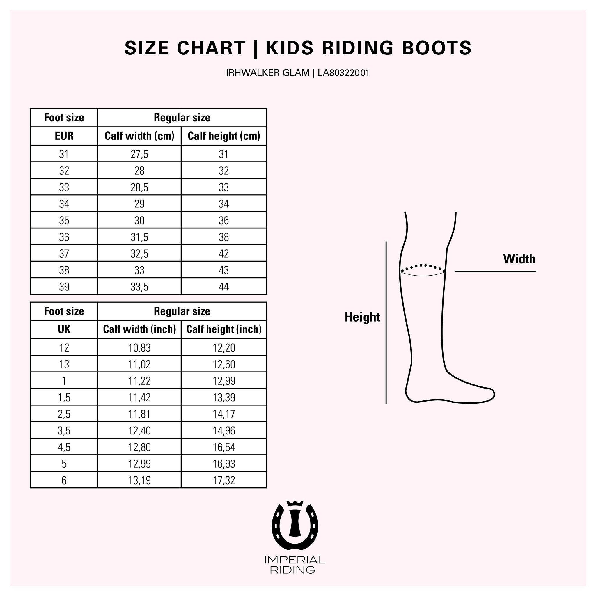 Imperial Riding Kids Rijlaarzen Walker Glam - Zwart 2/3