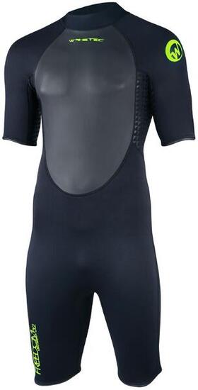 Mesle Neoprenanzug Shorty Freedom 3 mm Herren kurzarm, schwarz lime