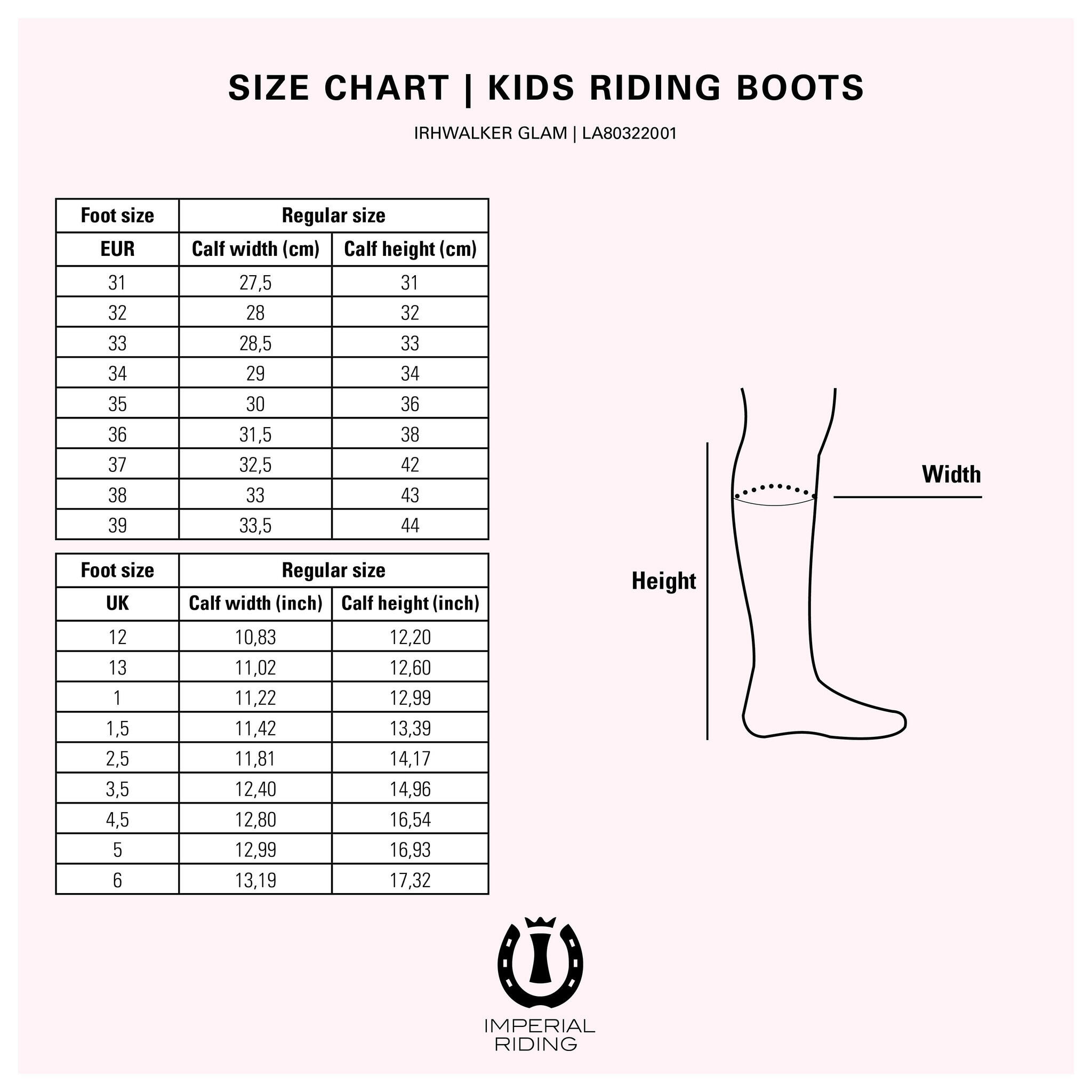 Imperial Riding Kids Rijlaarzen Walker Glam - Zwart 2/3